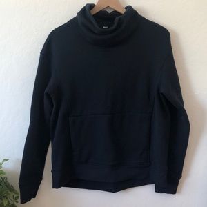 Fleece Mock Neck Pullover